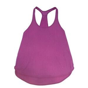 Lululemon 105F Magenta Singlet (Size 6)